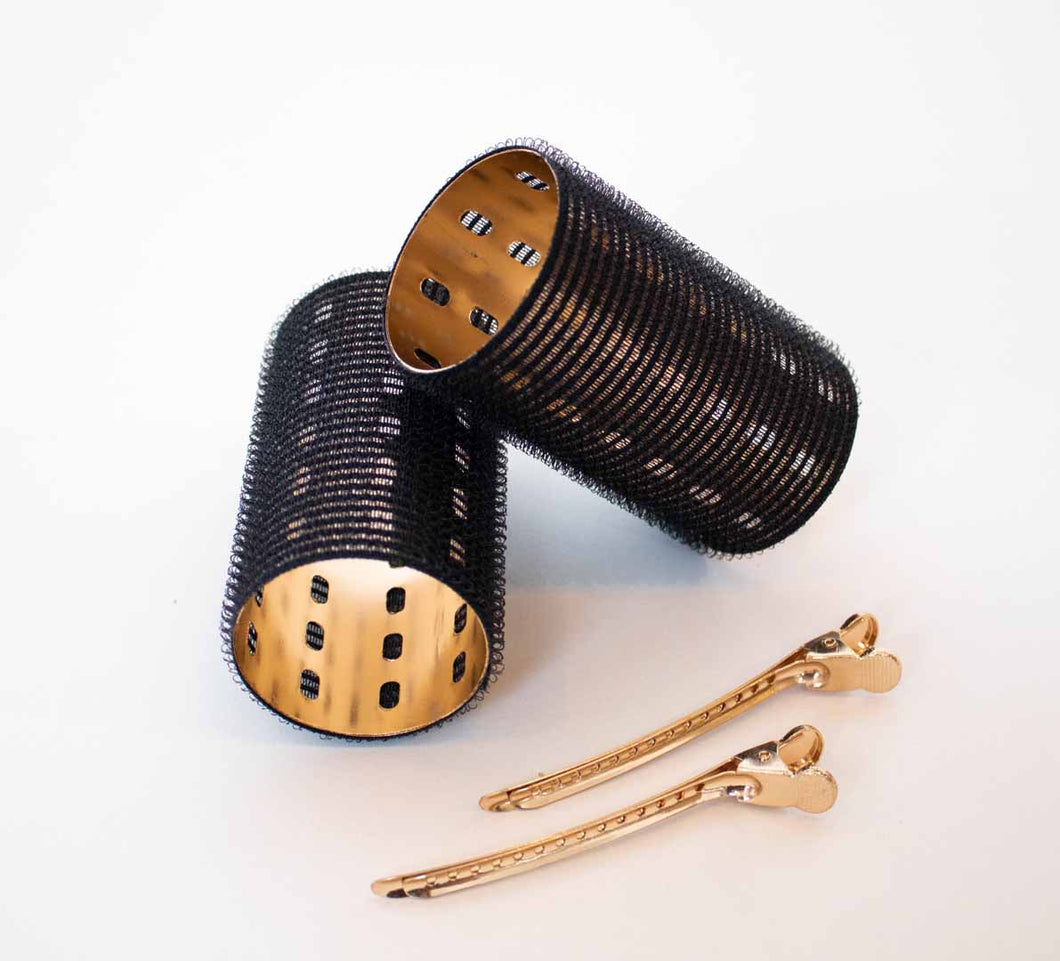 The Fringe Kit - Xtra Wide Quick Grip Rollers Black/Gold